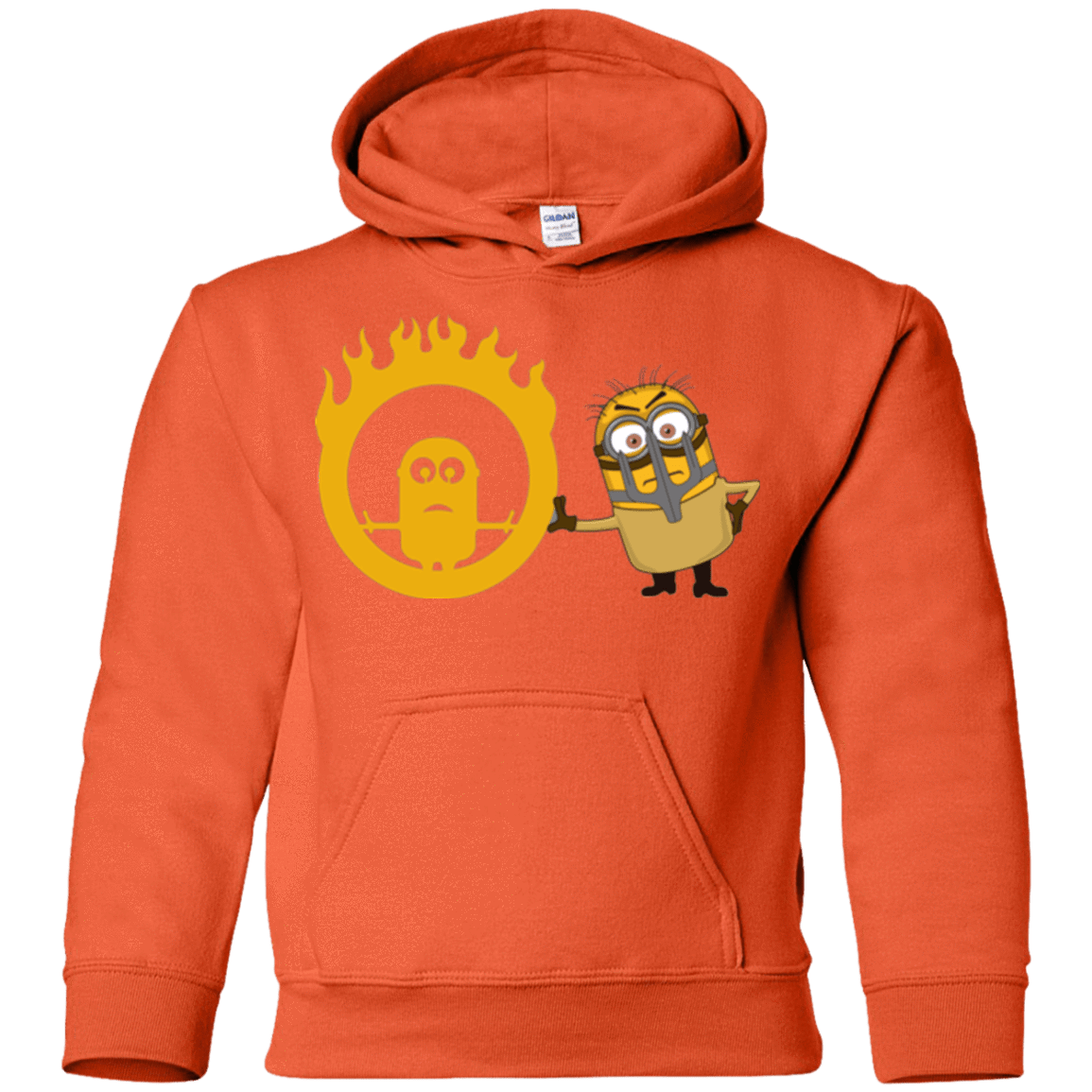 Sweatshirts Orange / YS Mad Minion Youth Hoodie