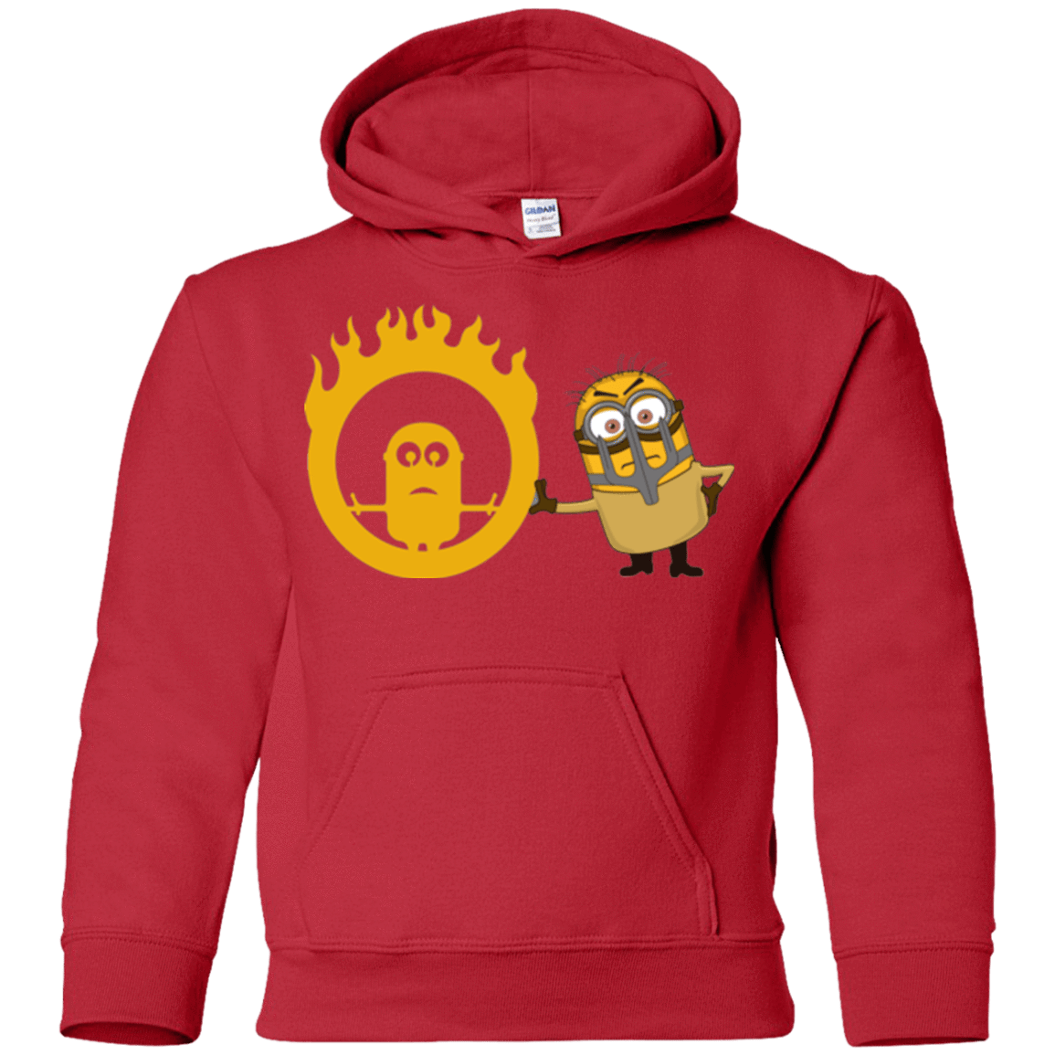 Sweatshirts Red / YS Mad Minion Youth Hoodie