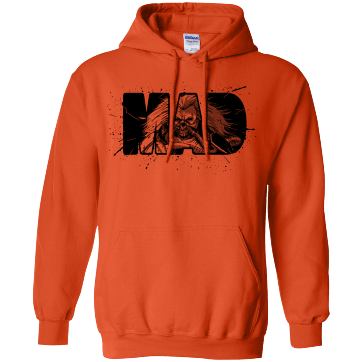 Sweatshirts Orange / Small MAD Pullover Hoodie