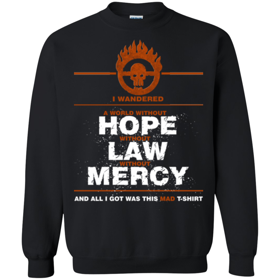 Sweatshirts Black / Small MAD Tee Crewneck Sweatshirt