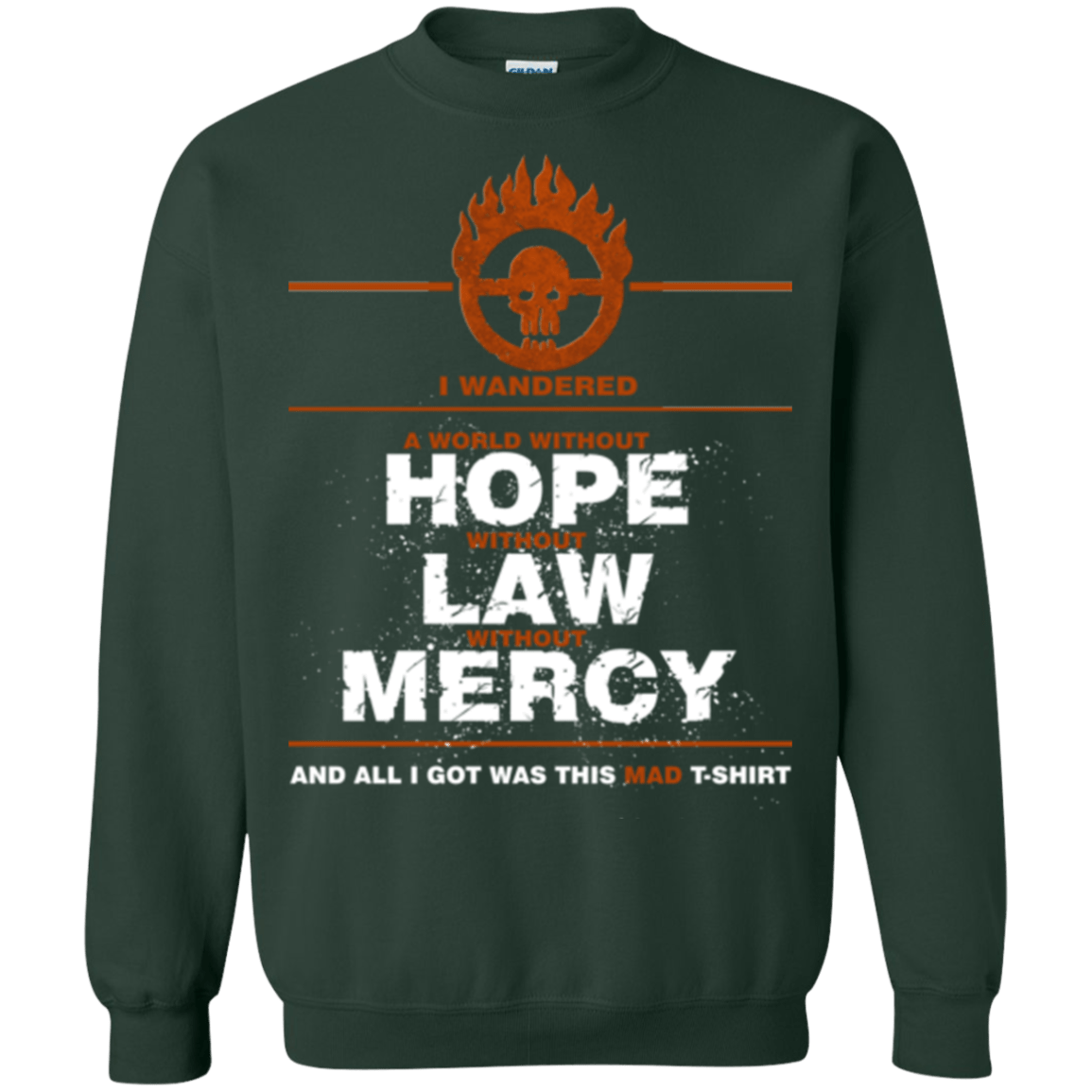 Sweatshirts Forest Green / Small MAD Tee Crewneck Sweatshirt