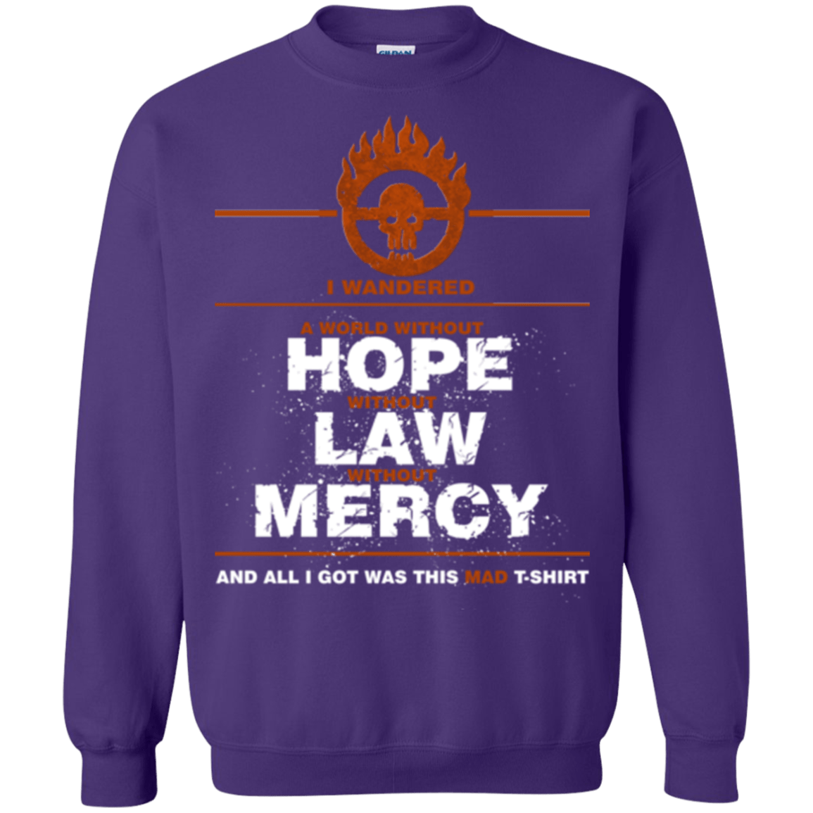 Sweatshirts Purple / Small MAD Tee Crewneck Sweatshirt