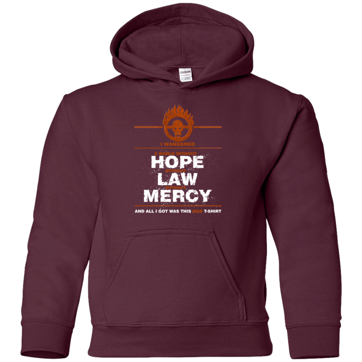 Sweatshirts Maroon / YS MAD Tee Youth Hoodie