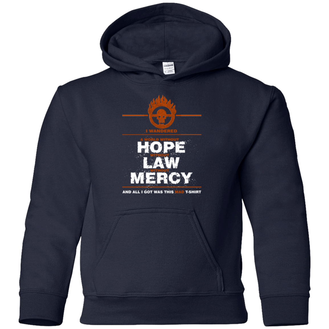 Sweatshirts Navy / YS MAD Tee Youth Hoodie