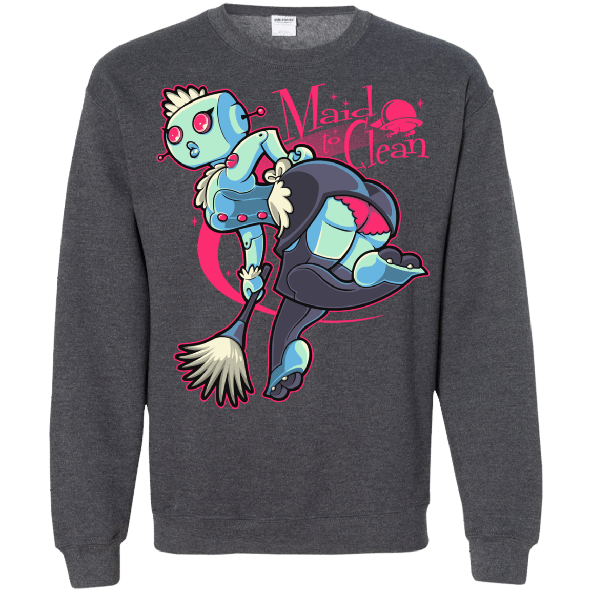 Sweatshirts Dark Heather / Small Made To Clean Crewneck Sweatshirt