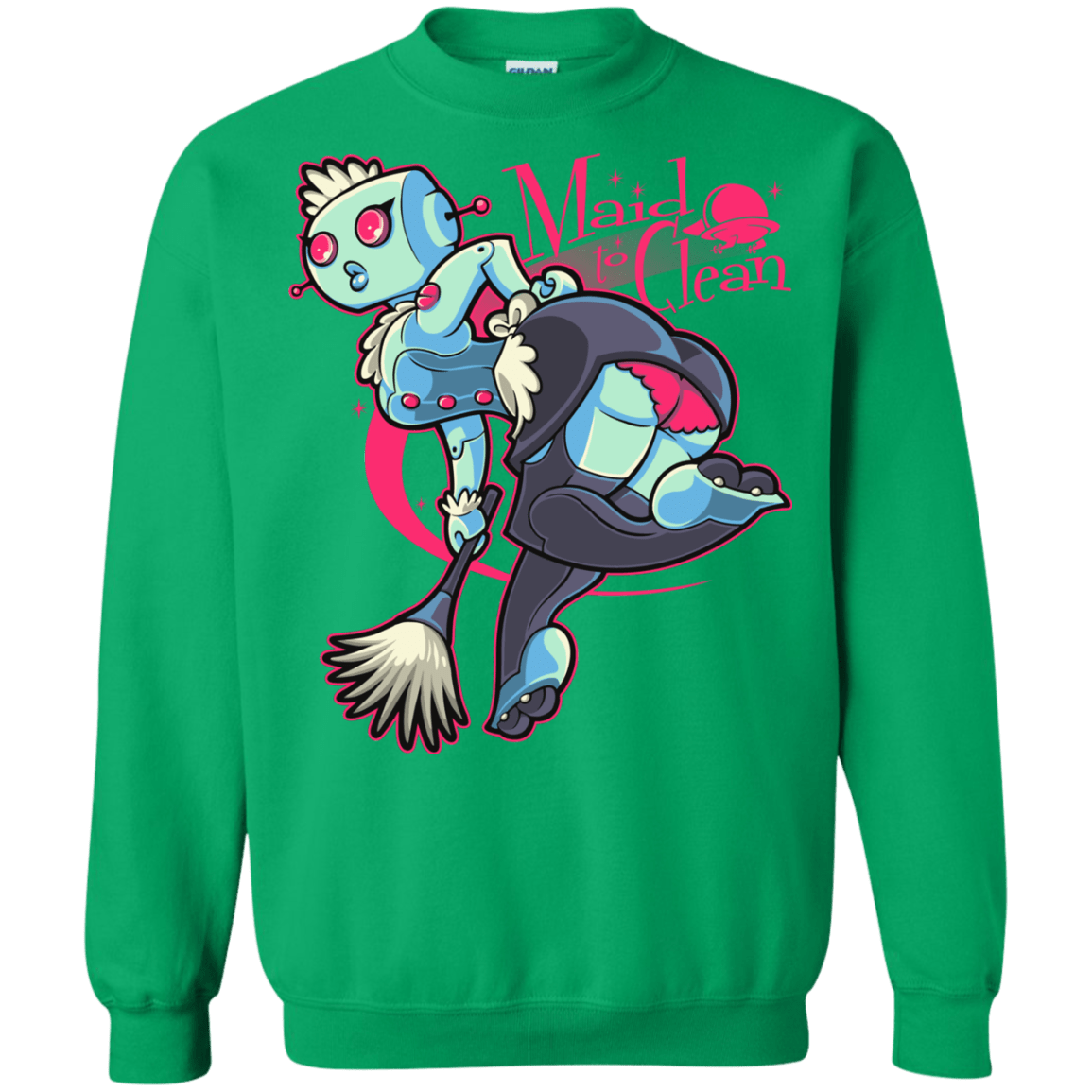 Sweatshirts Irish Green / Small Made To Clean Crewneck Sweatshirt