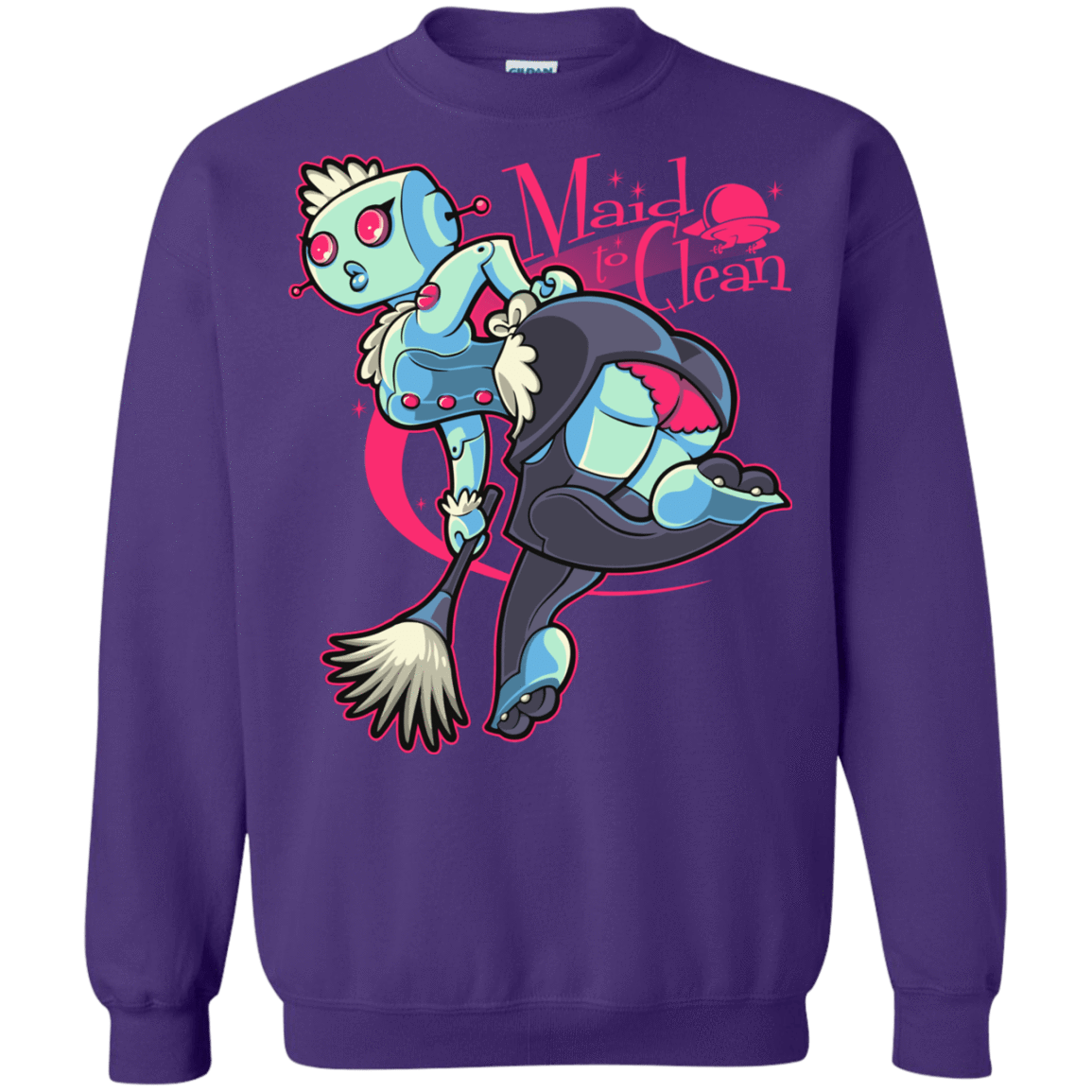 Sweatshirts Purple / Small Made To Clean Crewneck Sweatshirt