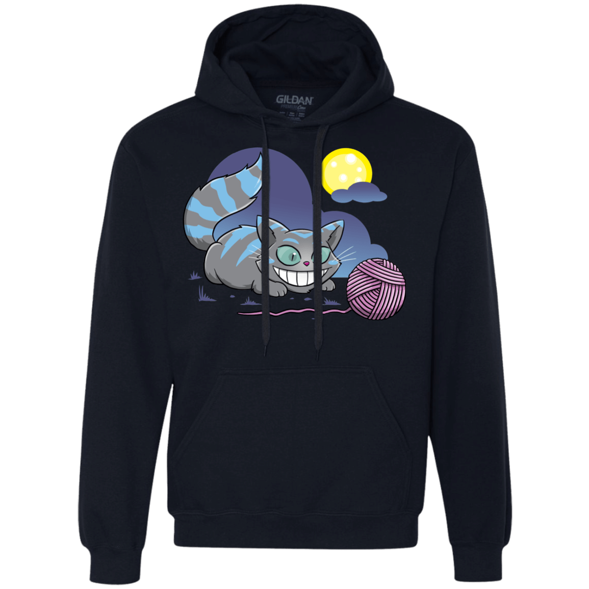 Sweatshirts Navy / S Magic Cat Ball Premium Fleece Hoodie
