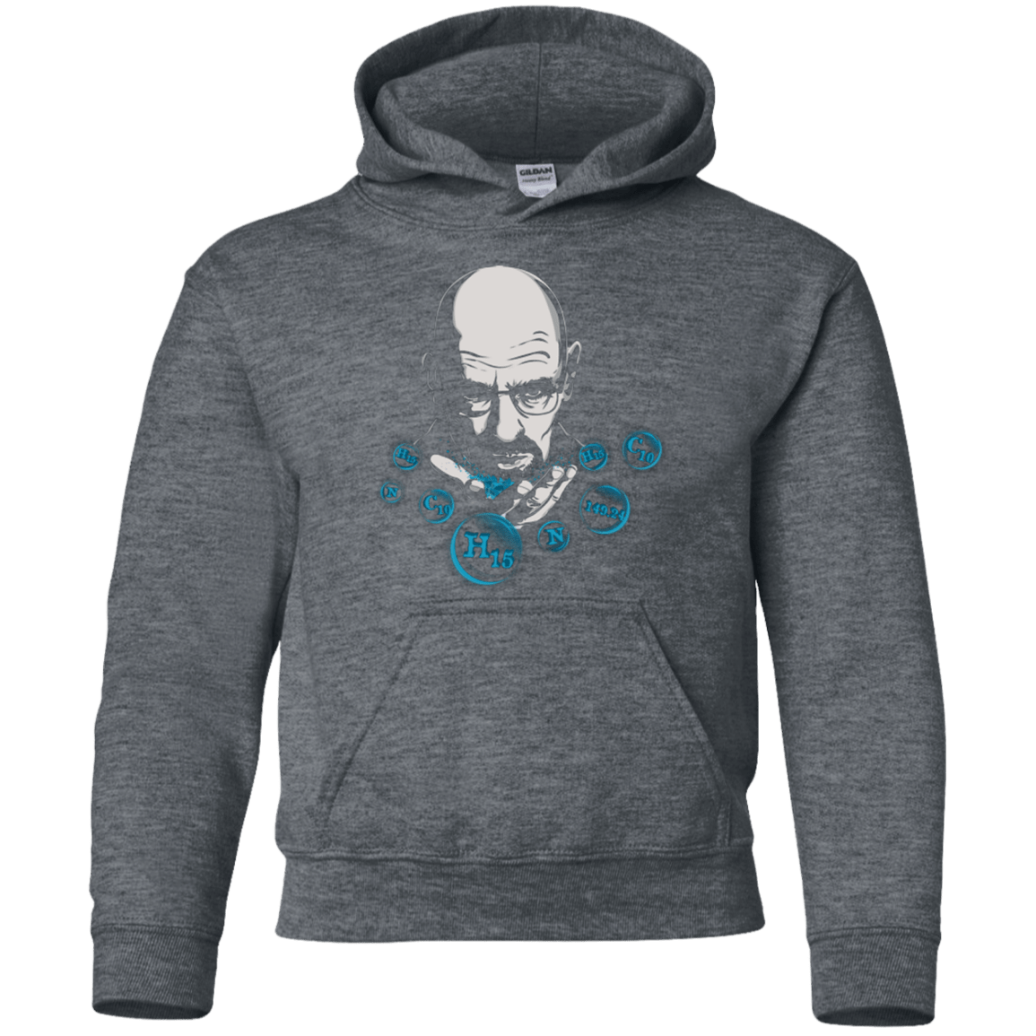 Sweatshirts Dark Heather / YS Magic Crystal Youth Hoodie