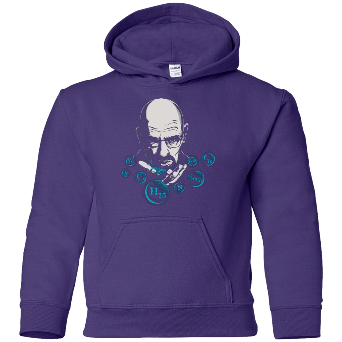 Sweatshirts Purple / YS Magic Crystal Youth Hoodie