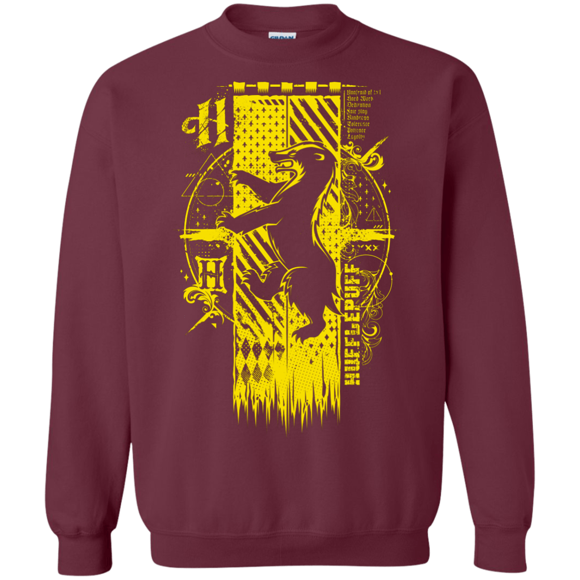 Sweatshirts Maroon / Small Magic H House Crewneck Sweatshirt