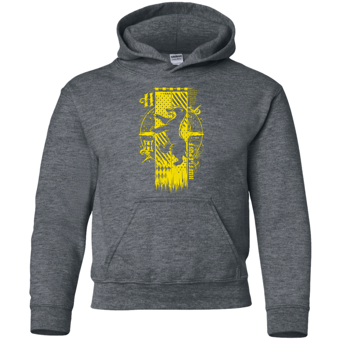 Sweatshirts Dark Heather / YS Magic H House Youth Hoodie