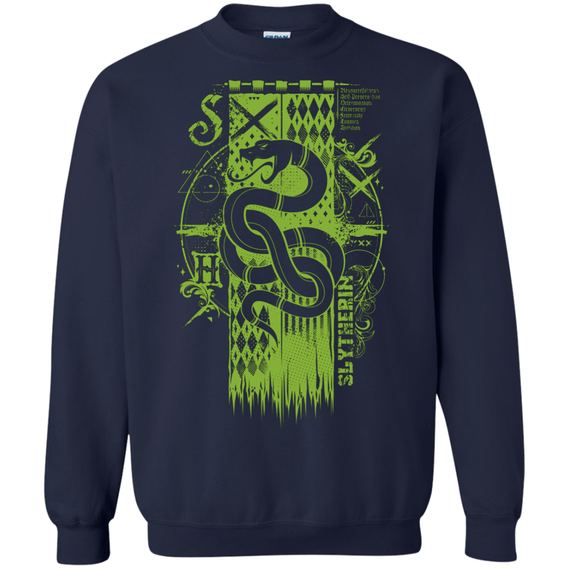 Sweatshirts Navy / Small Magic S House Crewneck Sweatshirt