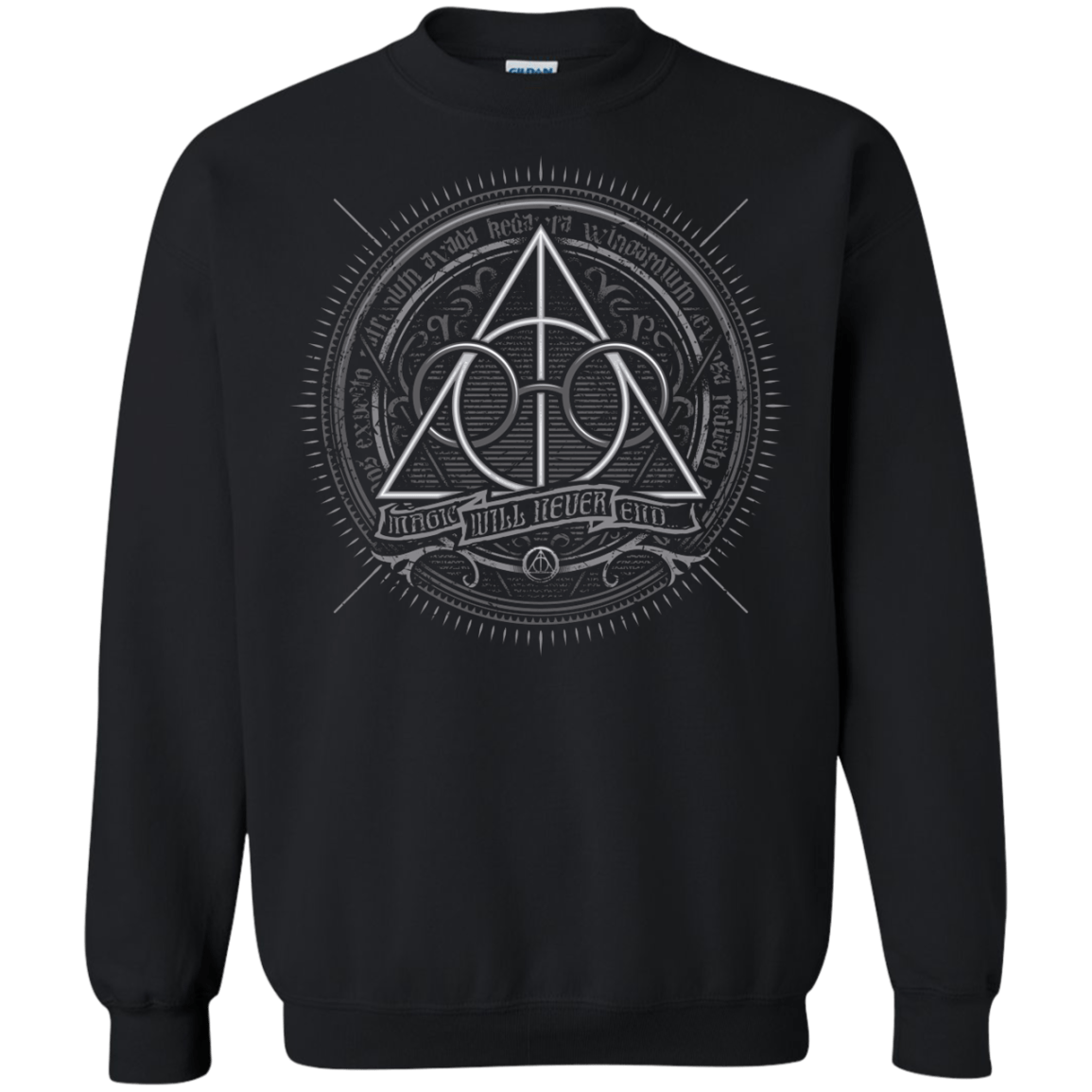 Sweatshirts Black / Small Magic Will Never End Crewneck Sweatshirt