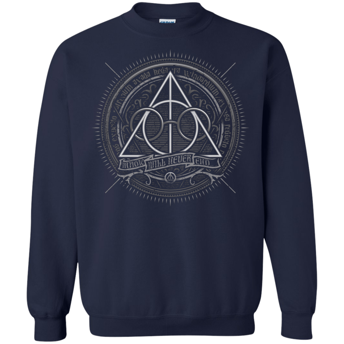 Sweatshirts Navy / Small Magic Will Never End Crewneck Sweatshirt