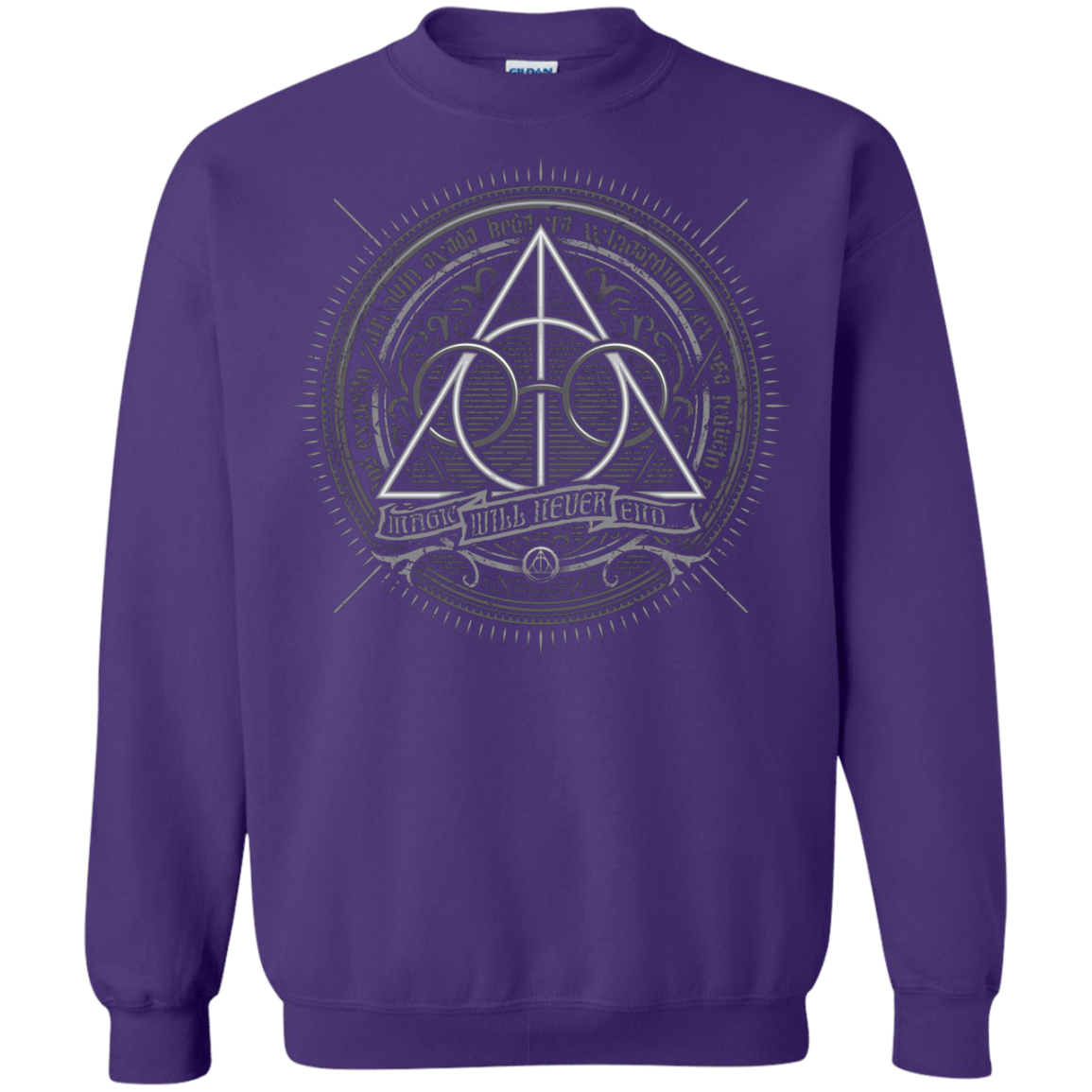 Sweatshirts Purple / Small Magic Will Never End Crewneck Sweatshirt