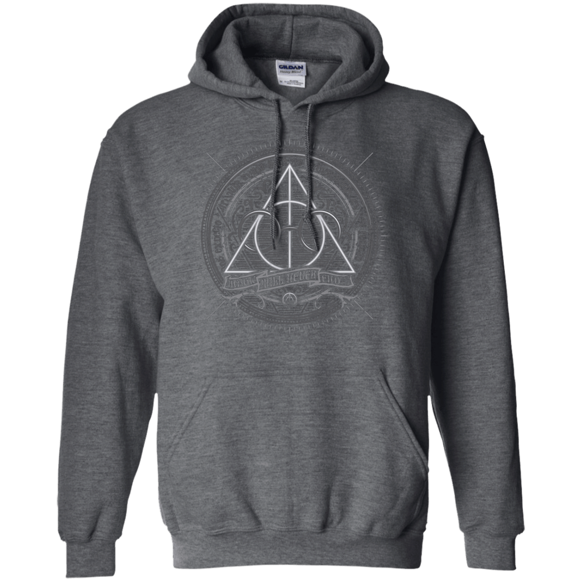 Sweatshirts Dark Heather / Small Magic Will Never End Pullover Hoodie