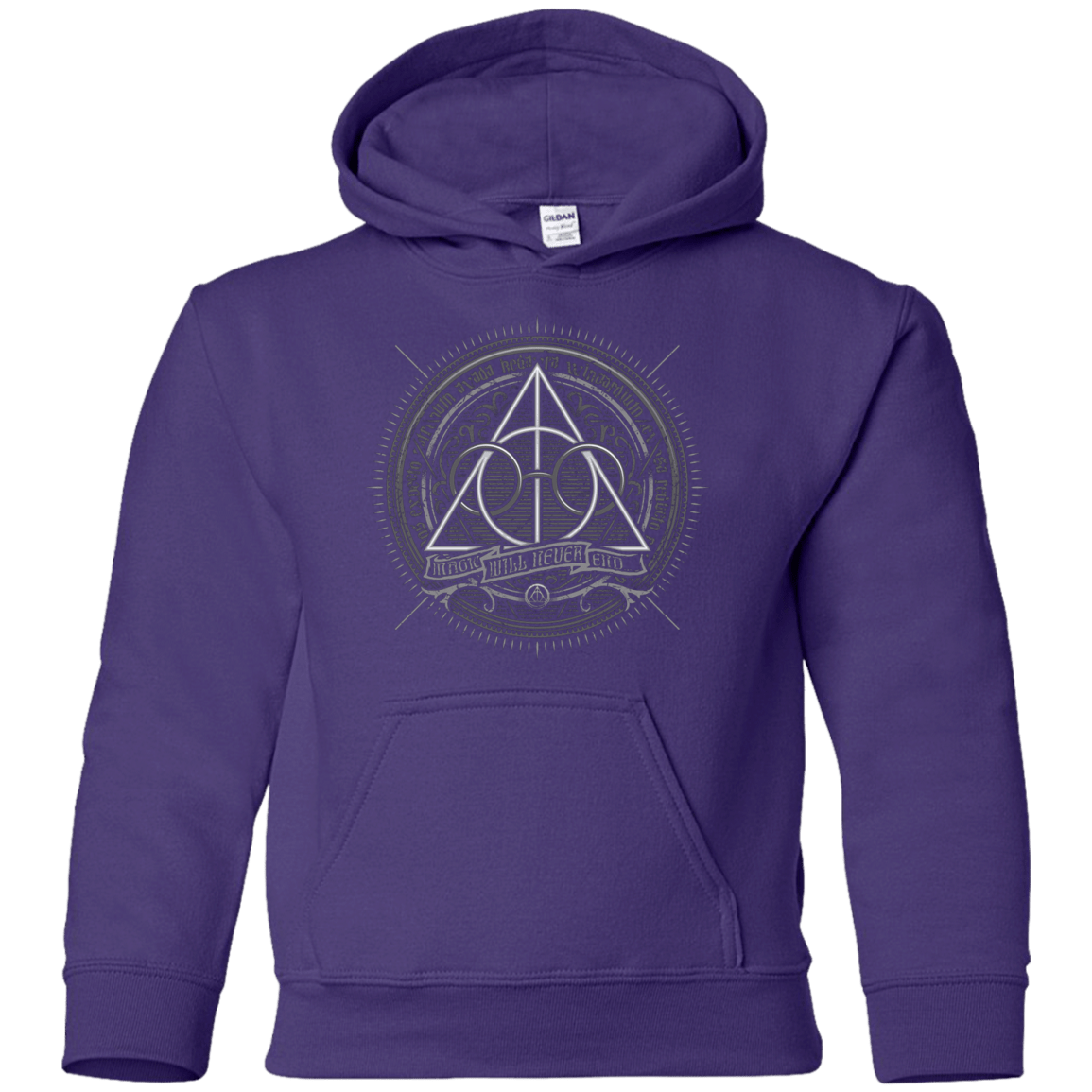 Sweatshirts Purple / YS Magic Will Never End Youth Hoodie