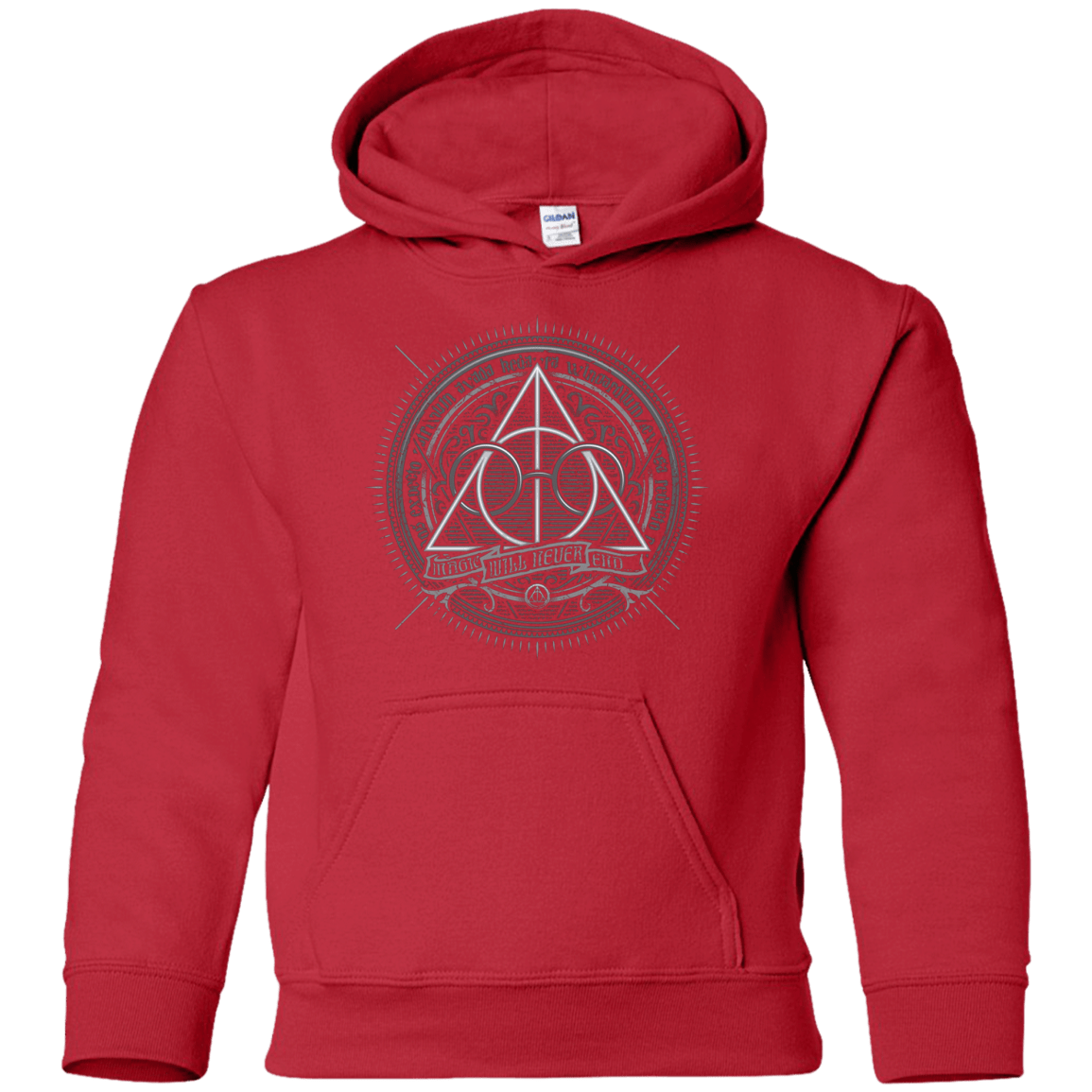 Sweatshirts Red / YS Magic Will Never End Youth Hoodie