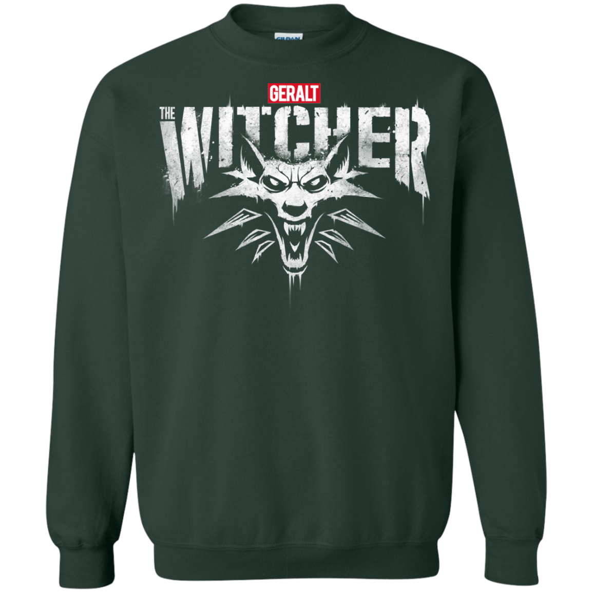 Sweatshirts Forest Green / S Magic Wolf Crewneck Sweatshirt