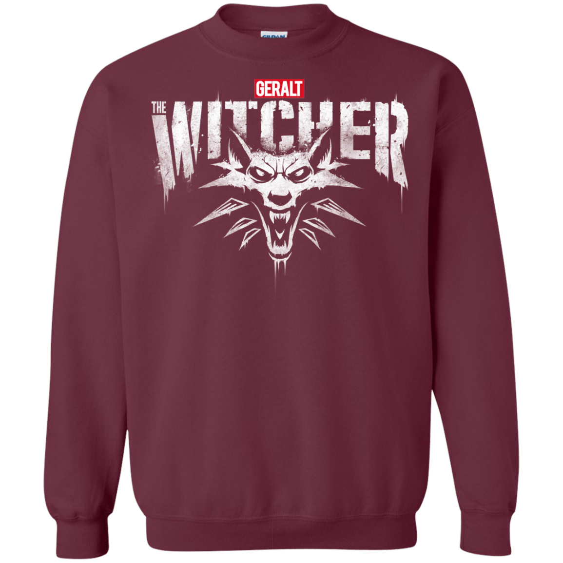 Sweatshirts Maroon / S Magic Wolf Crewneck Sweatshirt