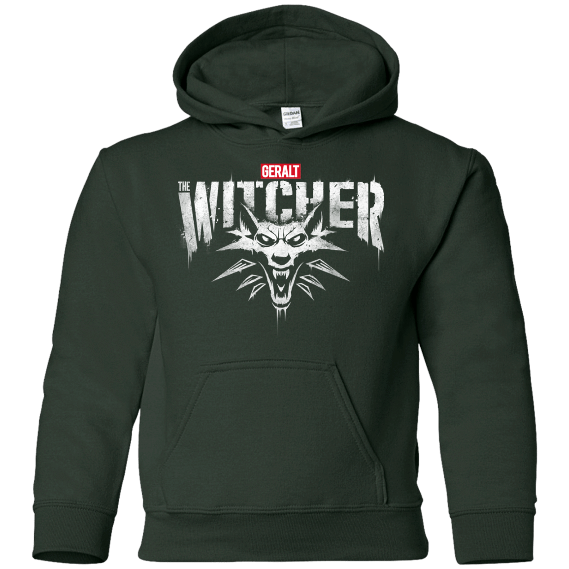 Sweatshirts Forest Green / YS Magic Wolf Youth Hoodie