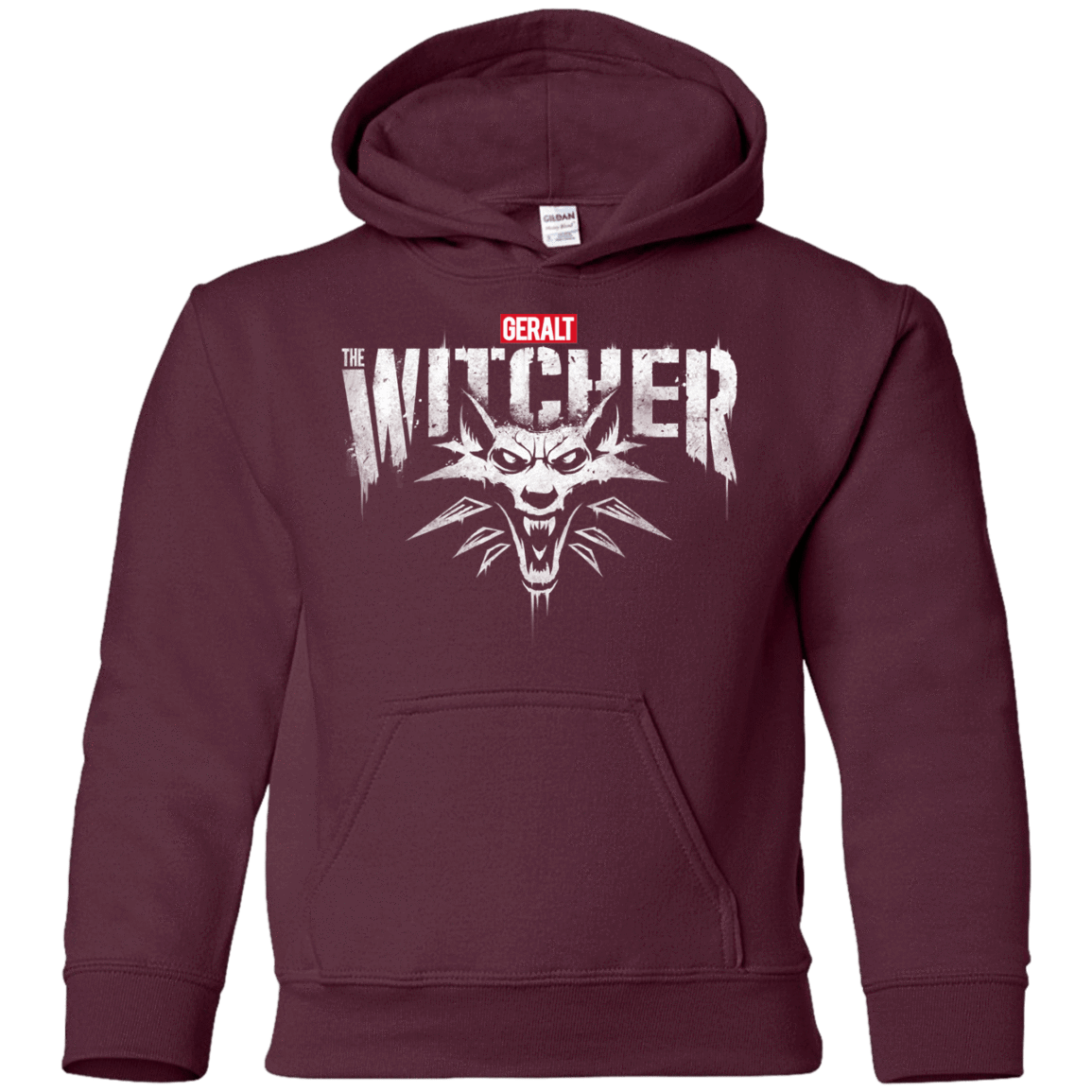 Sweatshirts Maroon / YS Magic Wolf Youth Hoodie