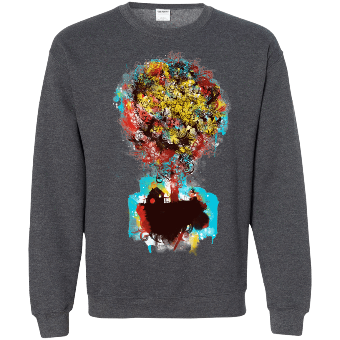 Sweatshirts Dark Heather / S Magical Tree Crewneck Sweatshirt
