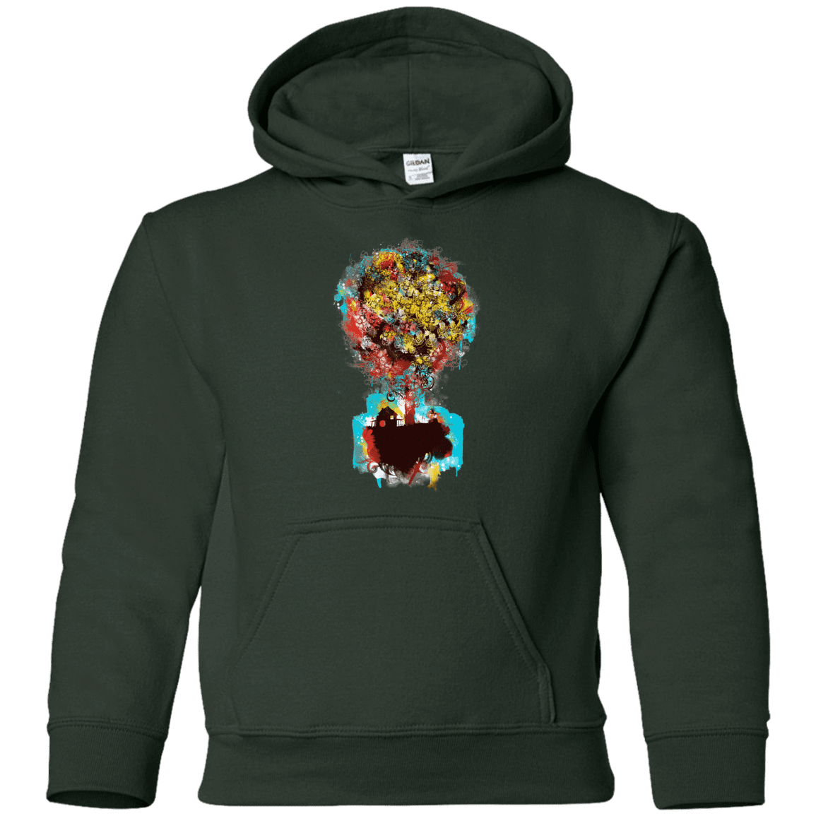 Sweatshirts Forest Green / YS Magical Tree Youth Hoodie