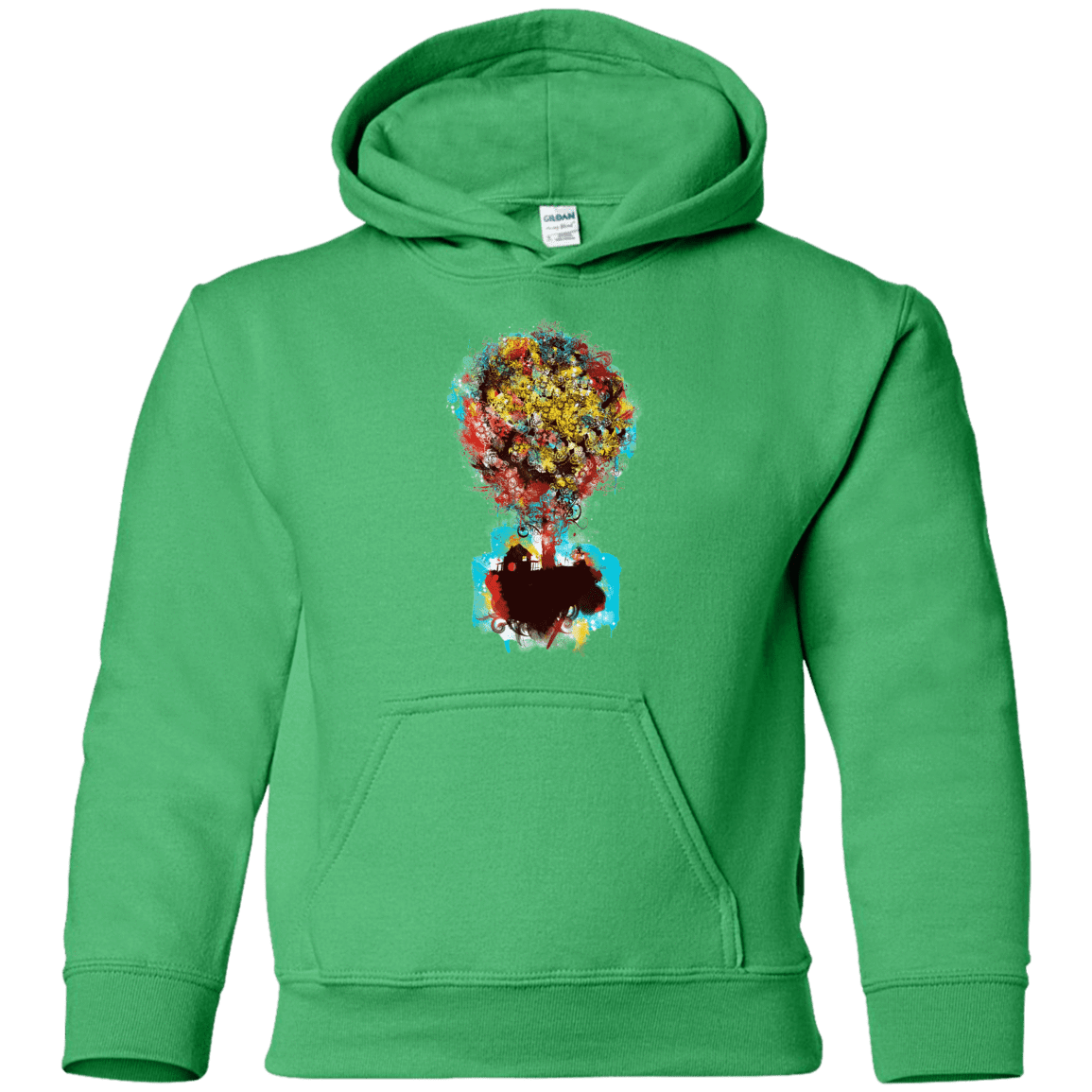 Sweatshirts Irish Green / YS Magical Tree Youth Hoodie