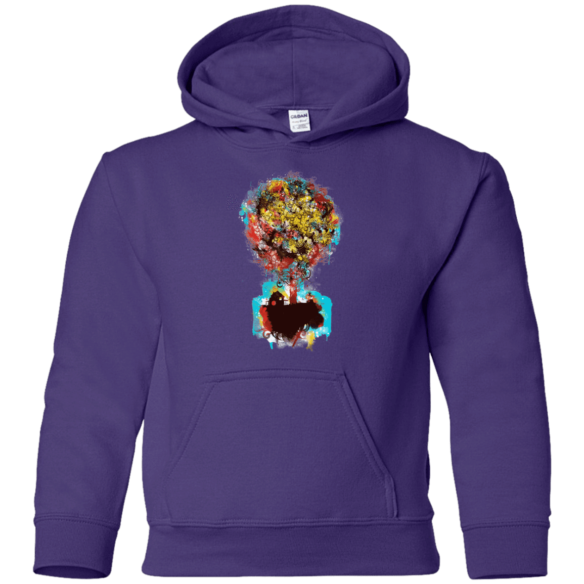 Sweatshirts Purple / YS Magical Tree Youth Hoodie
