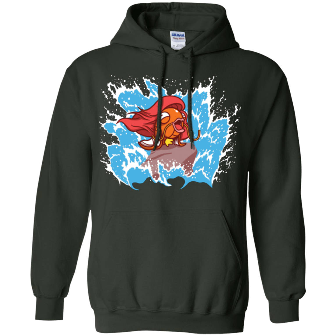 Sweatshirts Forest Green / Small Magikarp Pullover Hoodie