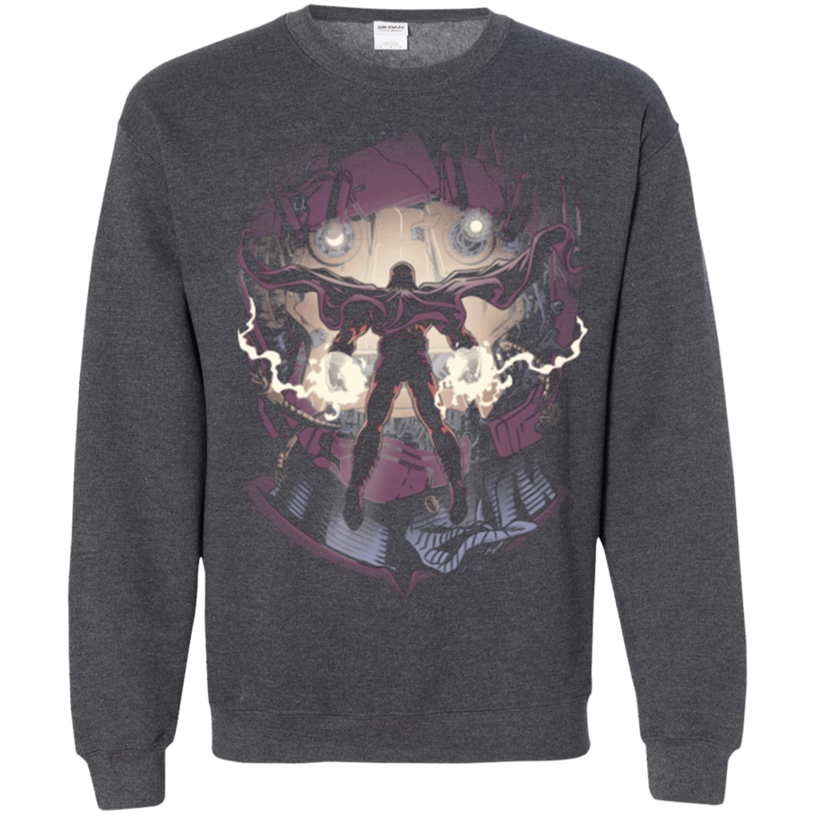 Sweatshirts Dark Heather / Small Magnetic Confrontation Crewneck Sweatshirt