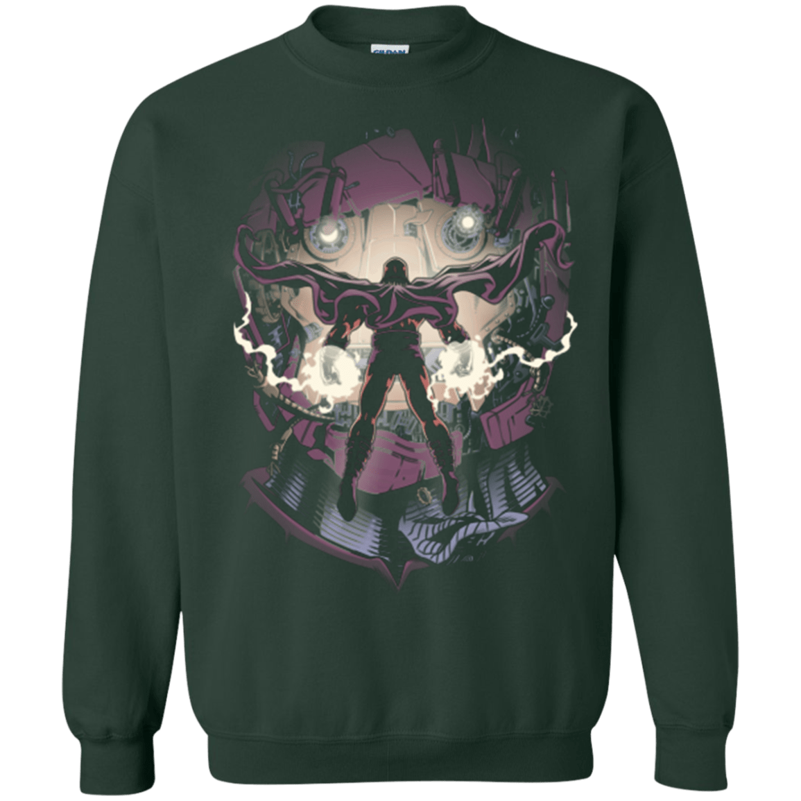 Sweatshirts Forest Green / Small Magnetic Confrontation Crewneck Sweatshirt