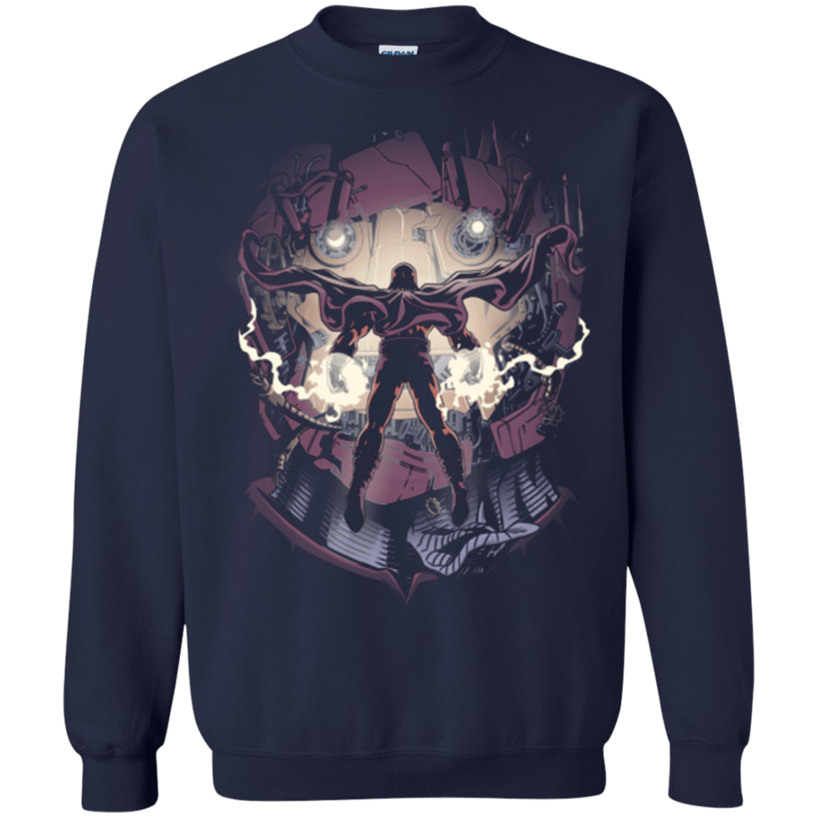 Sweatshirts Navy / Small Magnetic Confrontation Crewneck Sweatshirt