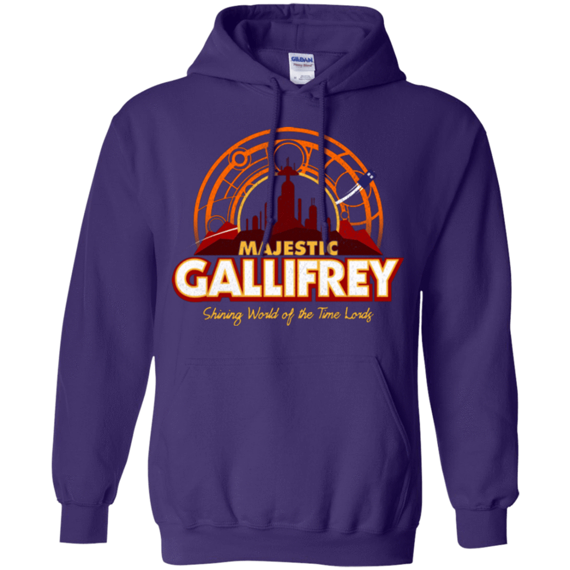 Sweatshirts Purple / Small Majestic Gallifrey Pullover Hoodie