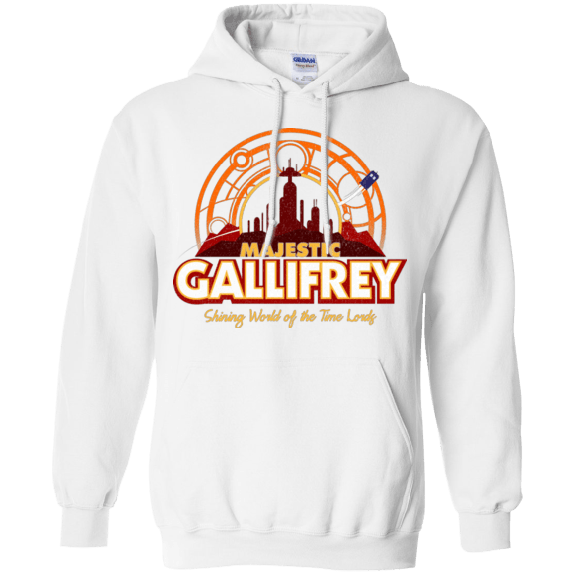 Sweatshirts White / Small Majestic Gallifrey Pullover Hoodie