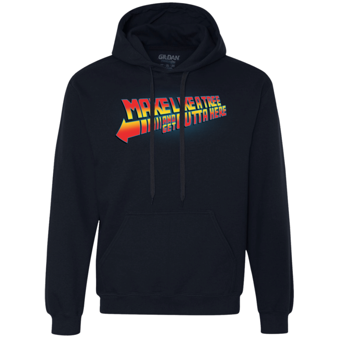 Sweatshirts Navy / Small Make Like A Tree Premium Fleece Hoodie