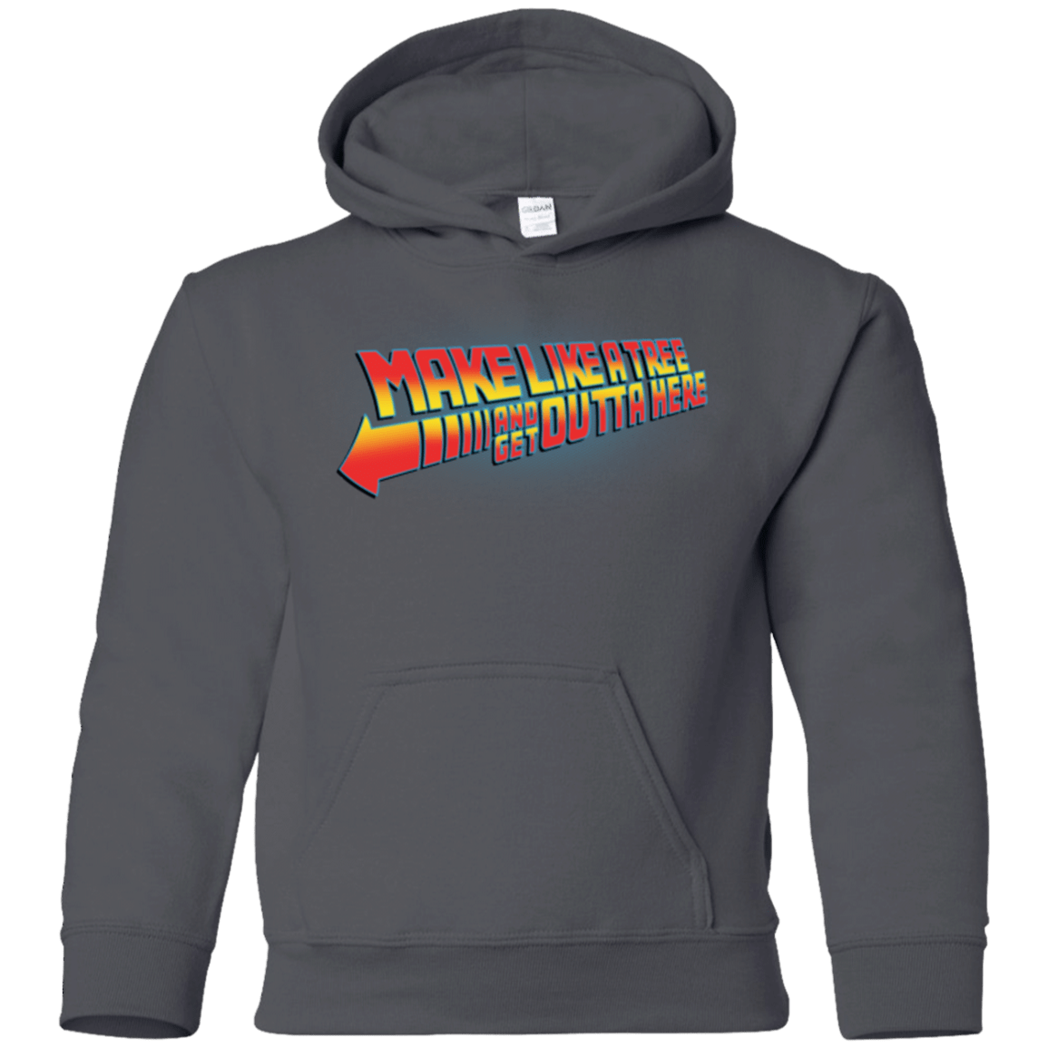 Sweatshirts Charcoal / YS Make Like A Tree Youth Hoodie