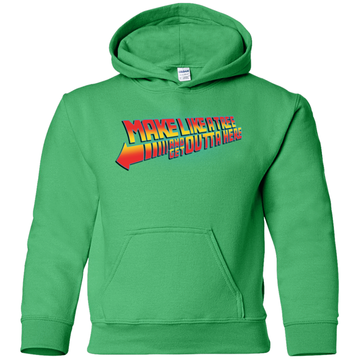 Sweatshirts Irish Green / YS Make Like A Tree Youth Hoodie
