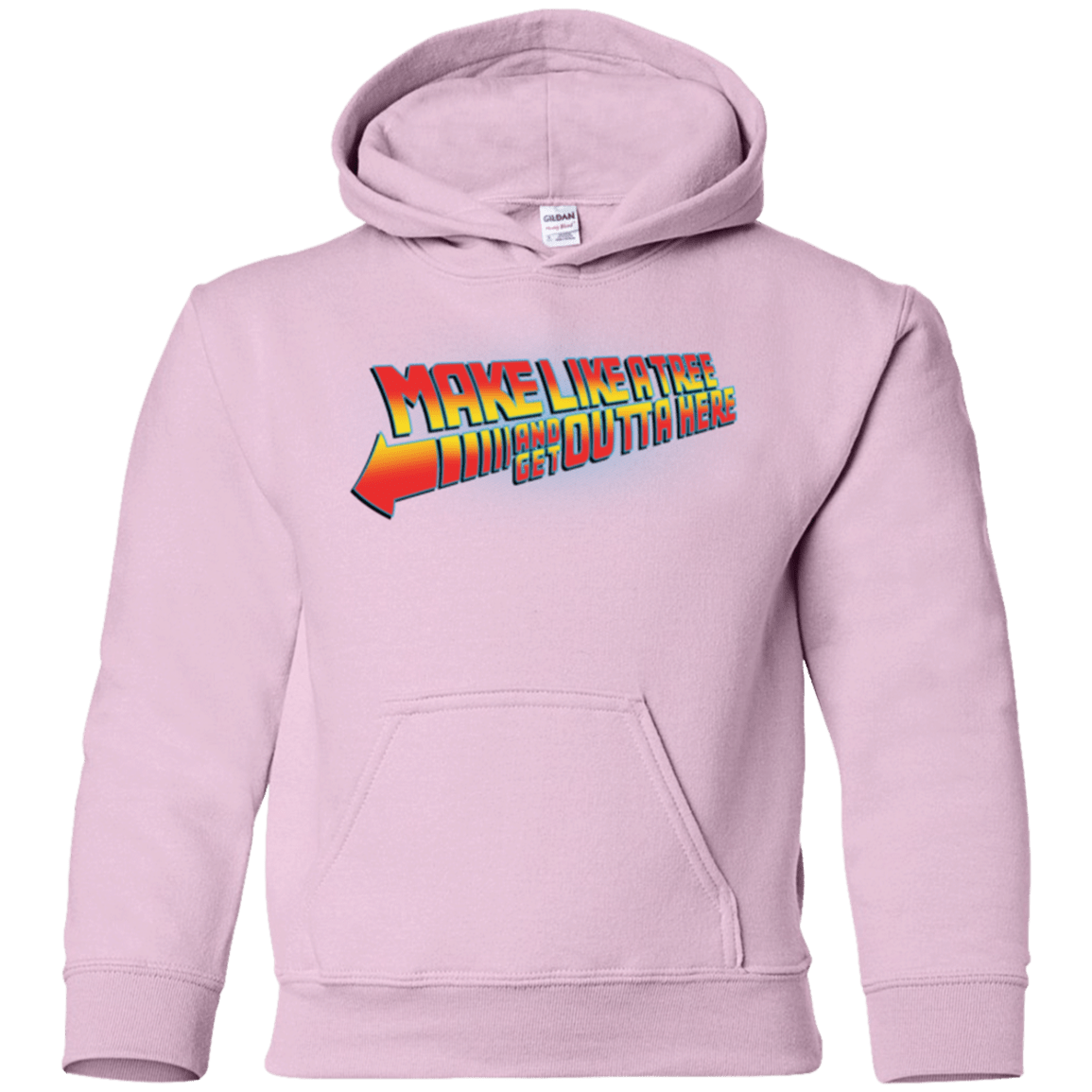 Sweatshirts Light Pink / YS Make Like A Tree Youth Hoodie
