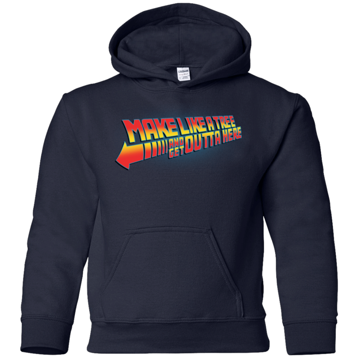 Sweatshirts Navy / YS Make Like A Tree Youth Hoodie