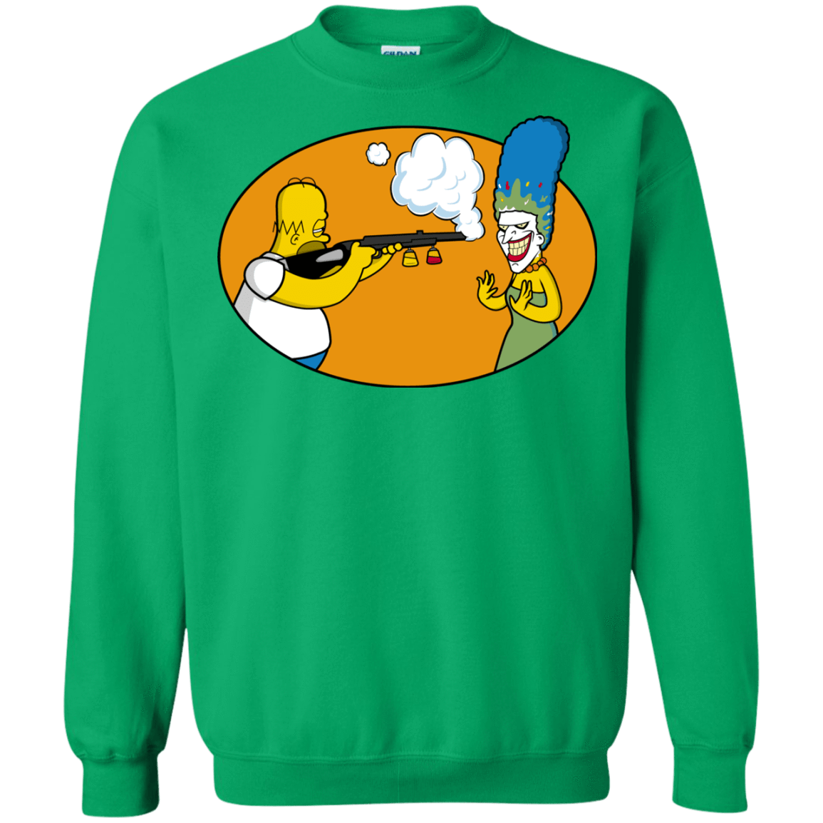 Sweatshirts Irish Green / Small Make Up Gun Crewneck Sweatshirt