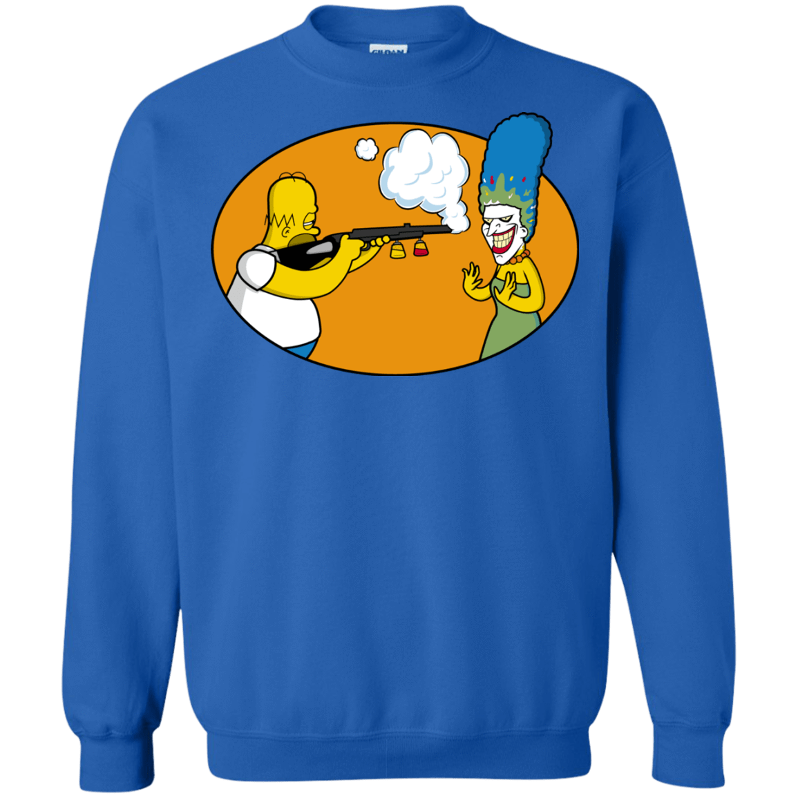 Sweatshirts Royal / Small Make Up Gun Crewneck Sweatshirt