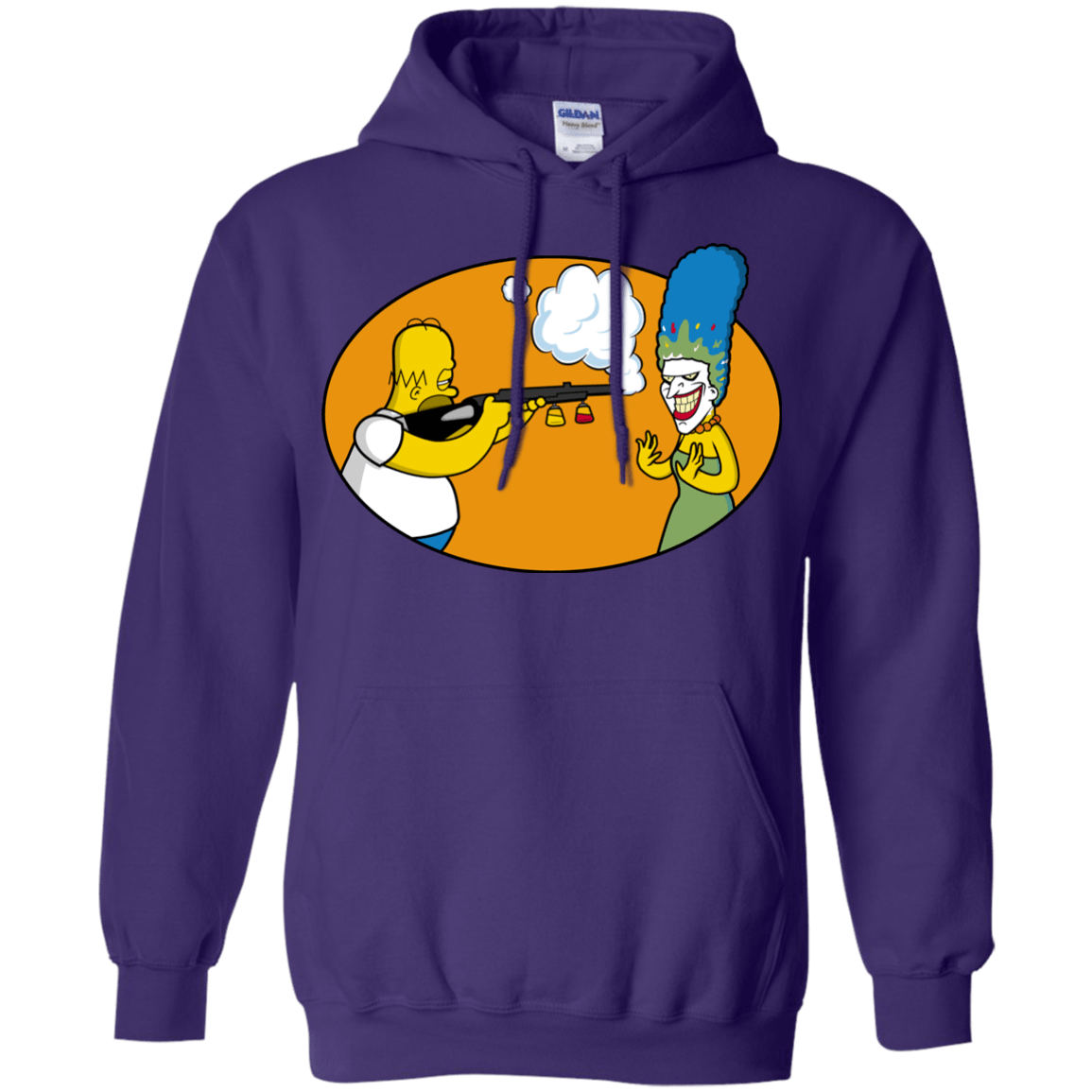 Sweatshirts Purple / Small Make Up Gun Pullover Hoodie