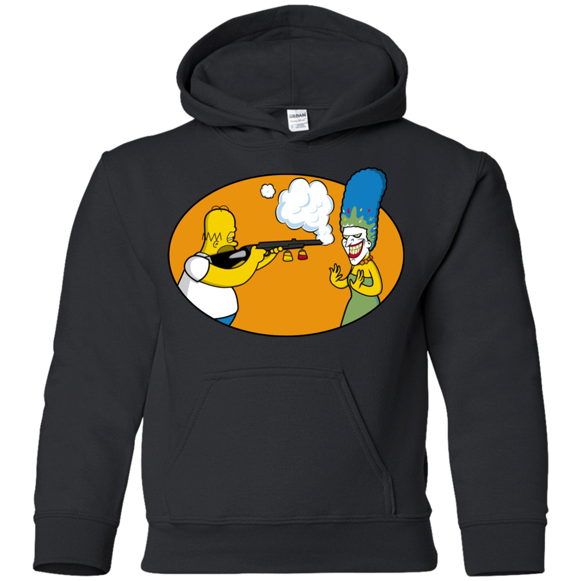 Sweatshirts Black / YS Make Up Gun Youth Hoodie