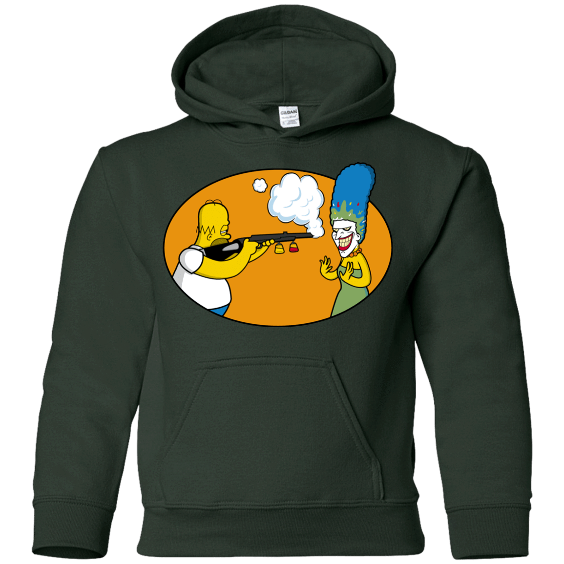 Sweatshirts Forest Green / YS Make Up Gun Youth Hoodie