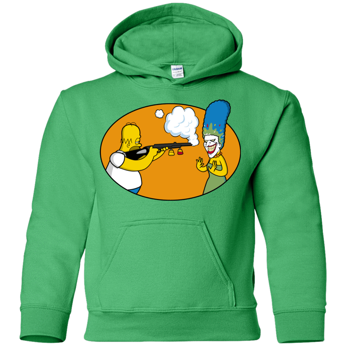 Sweatshirts Irish Green / YS Make Up Gun Youth Hoodie