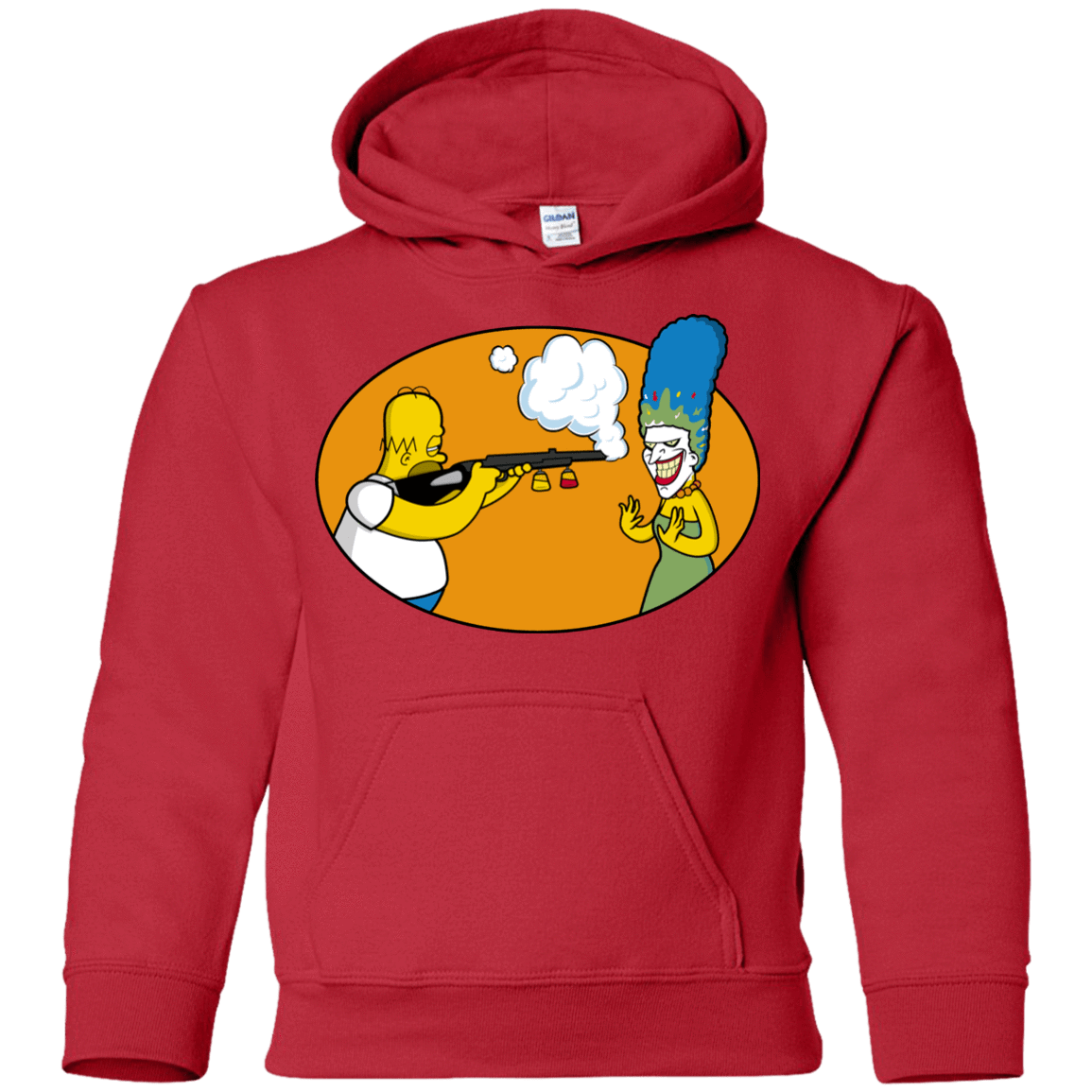 Sweatshirts Red / YS Make Up Gun Youth Hoodie