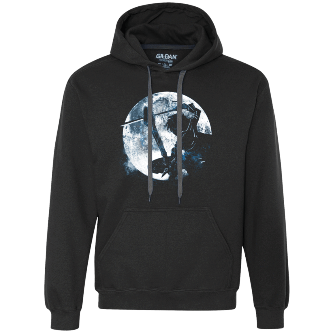 Sweatshirts Black / Small Male Gamer Moon Premium Fleece Hoodie